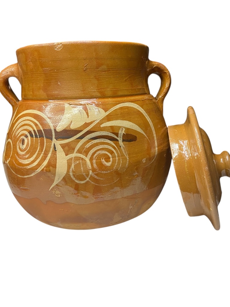Olla de Barro C/Tapa