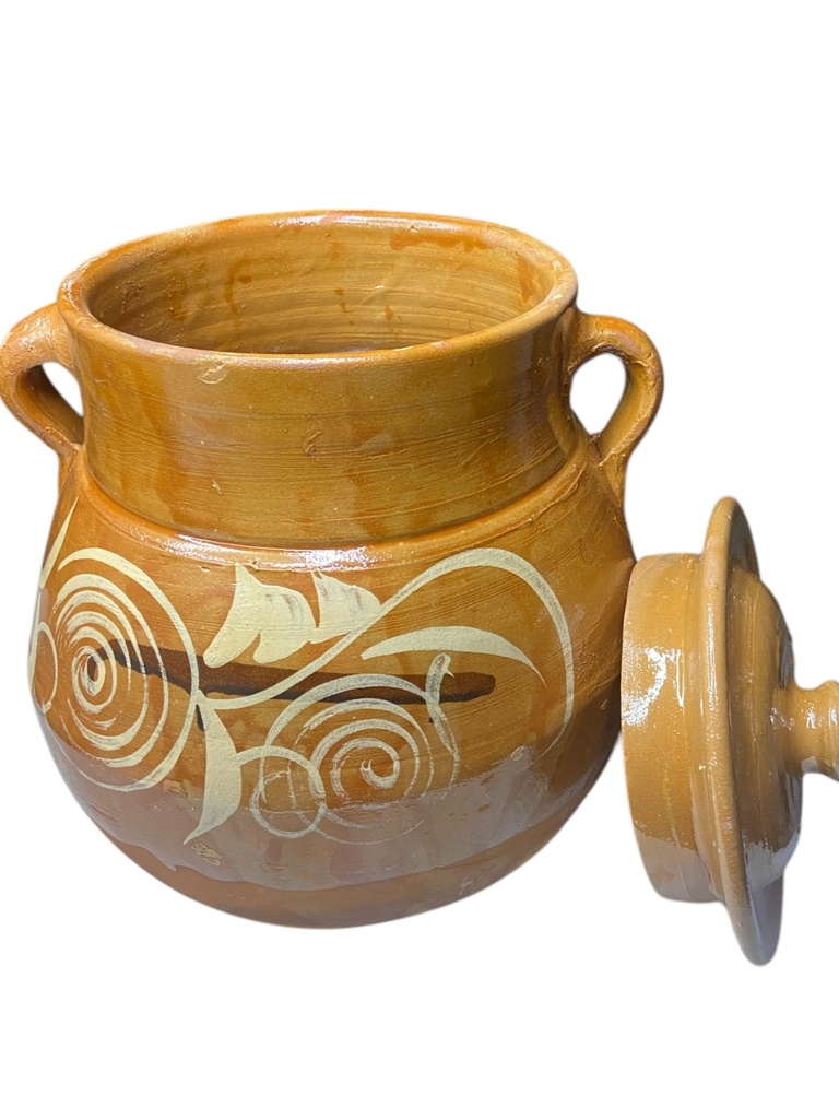 Olla de Barro C/Tapa