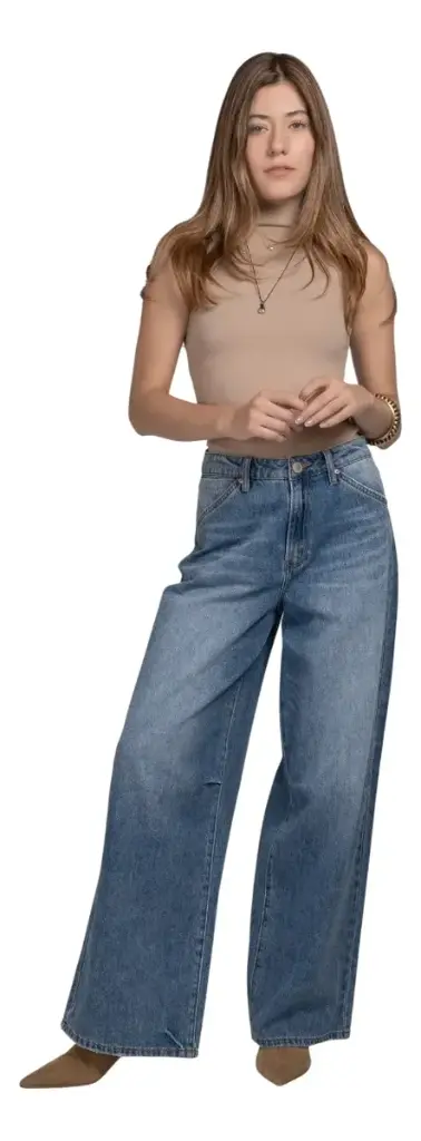 Jeans Dama BALAM Balloon Mid Rise