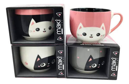 Taza Porcelana Gatito MAKI