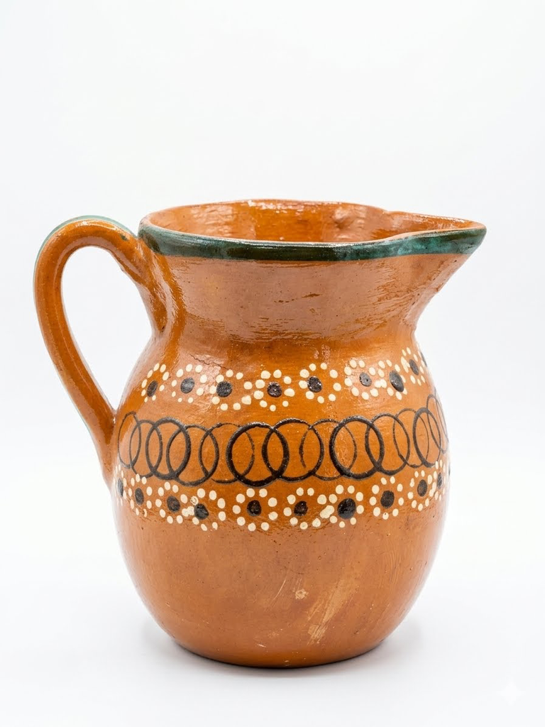 Jarra de Barro Decorada