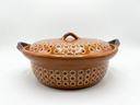 Cazuela de Barro C/Tapa Decorada