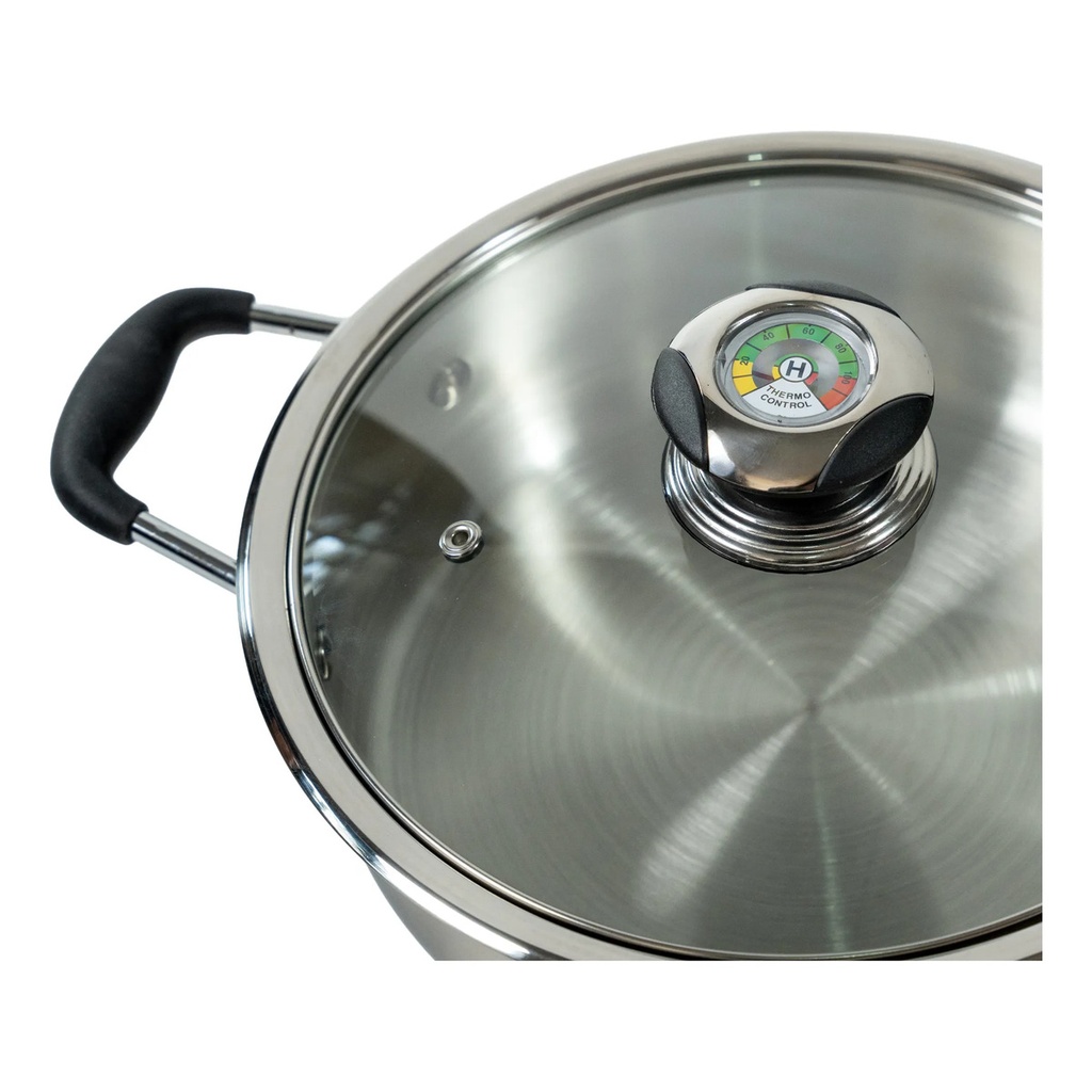 Arrocera Acero Inoxidable Gourmet 24cm