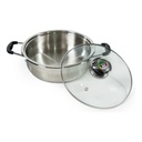 Arrocera Acero Inoxidable Gourmet 24cm
