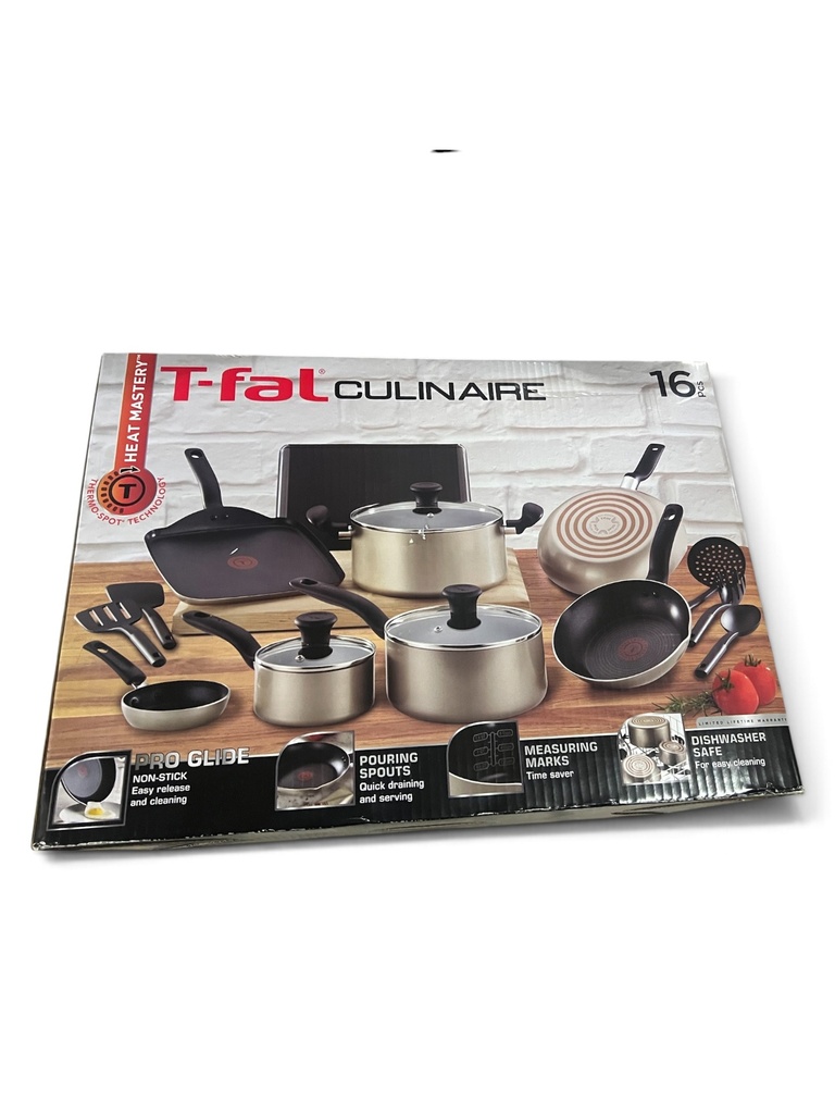 Bateria de Cocina CULINAIRE 16pcs T-FAL