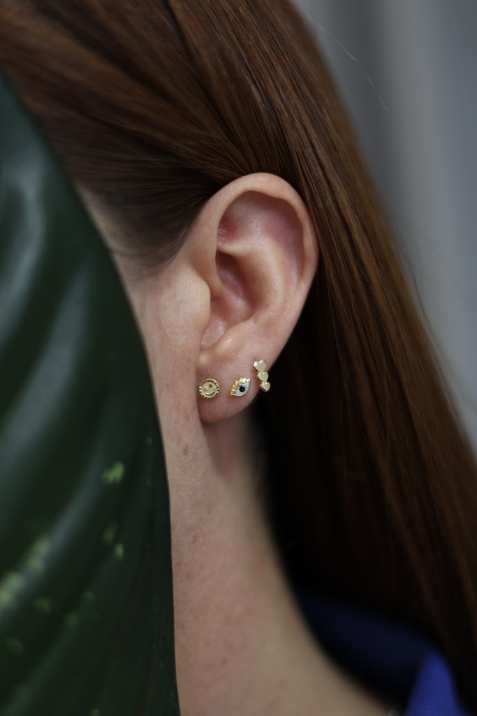 Broquel Corazón Línea Triple