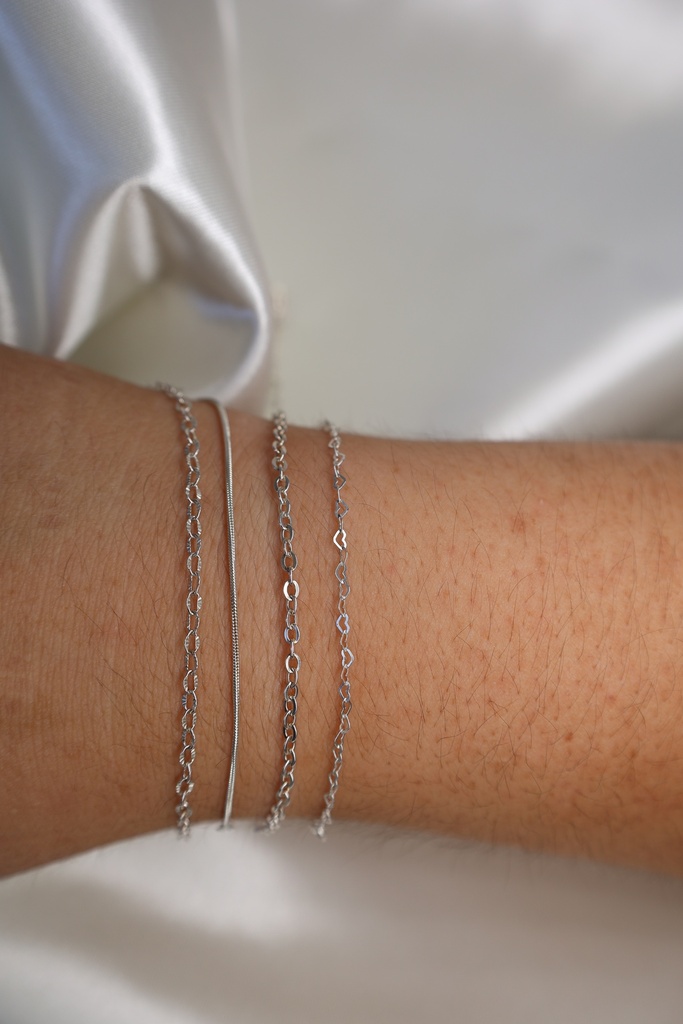 Pulso Mini Ovalo Plata .925