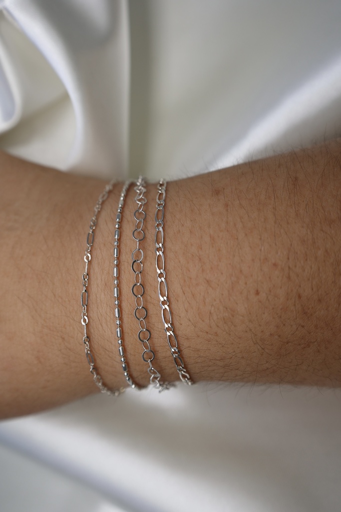 Pulso Tejido 1x1 Plata .925