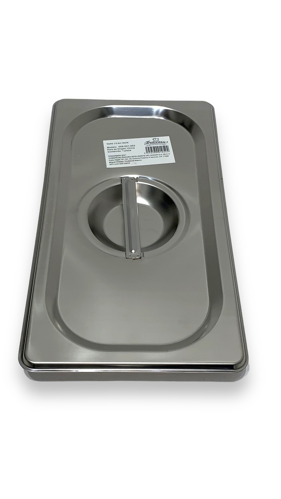 Tapa 1/1 Acero Inoxidable Travessa