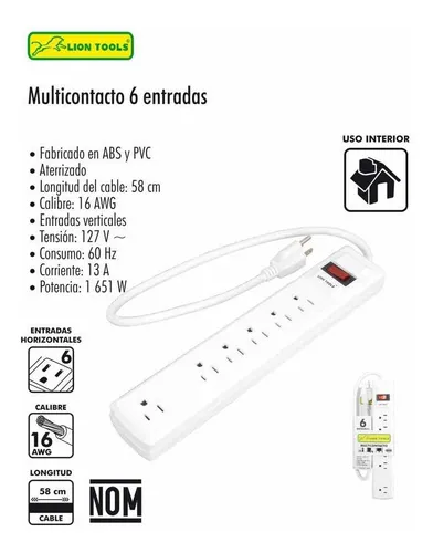 Multicontacto Lion Tools