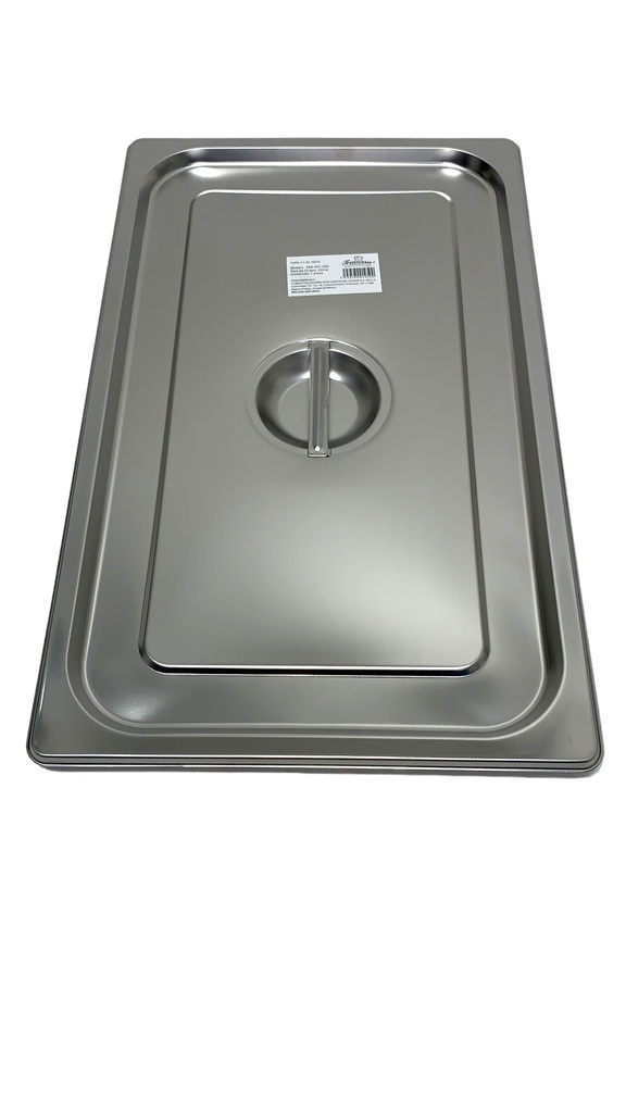 Tapa 1/1 Acero Inoxidable Travessa