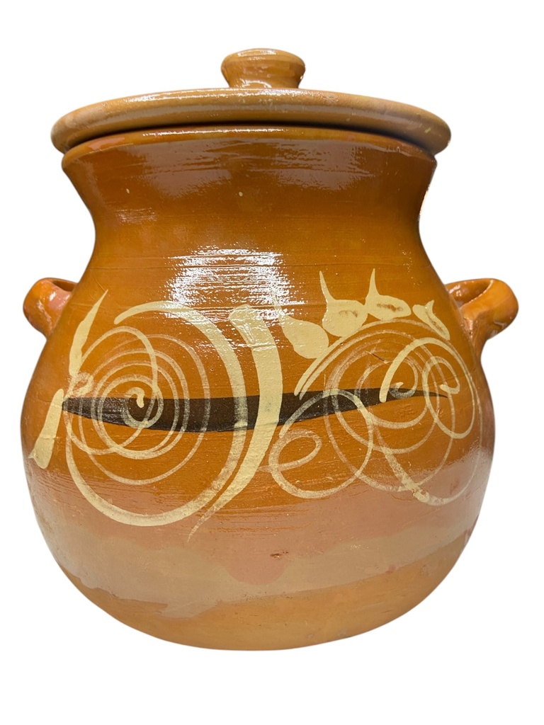 Olla de Barro C/Tapa 1K