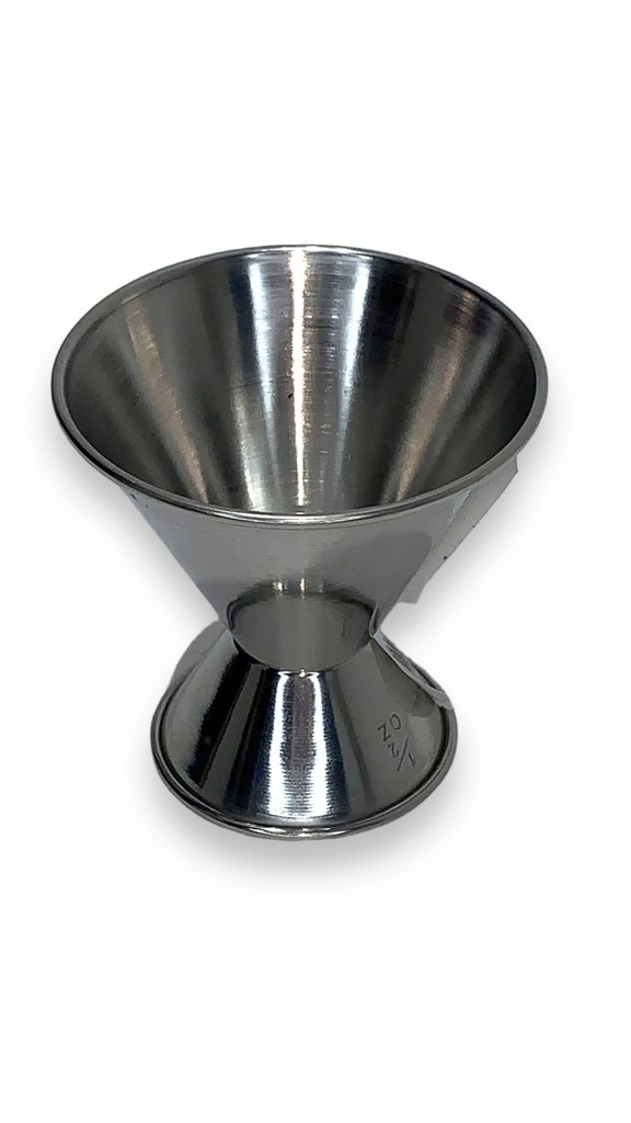 Jigger deAcero Inoxidable 2x1/2 oz Travessa