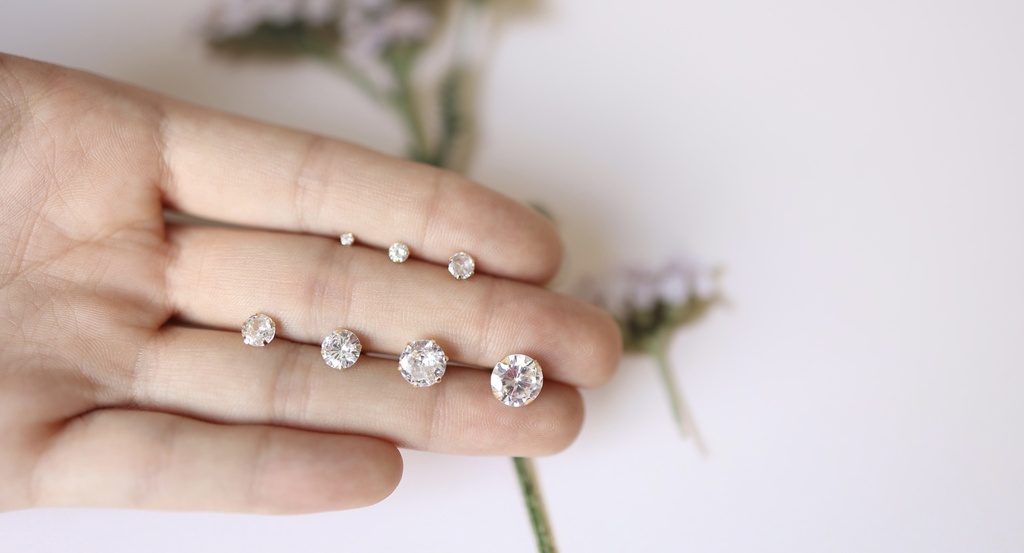 Broquel Zirconia Oro 10K 