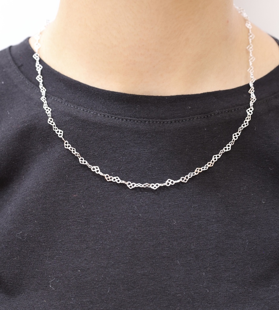 Cadena Plata .925 Corazón 2 