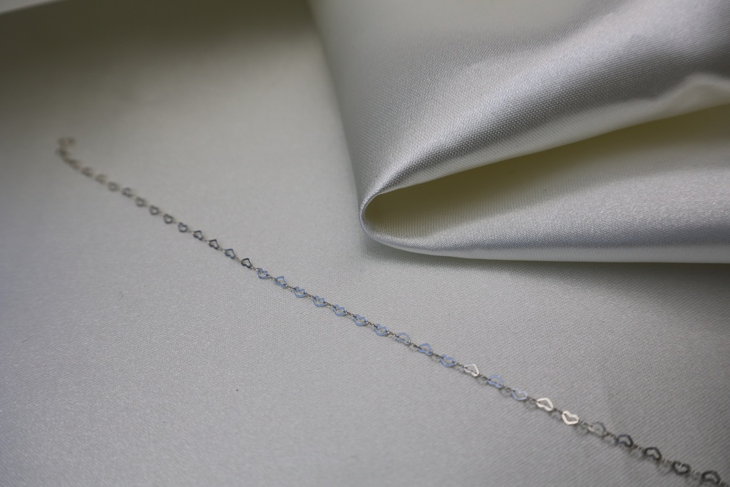 Pulso Corazones Chico Plata .925