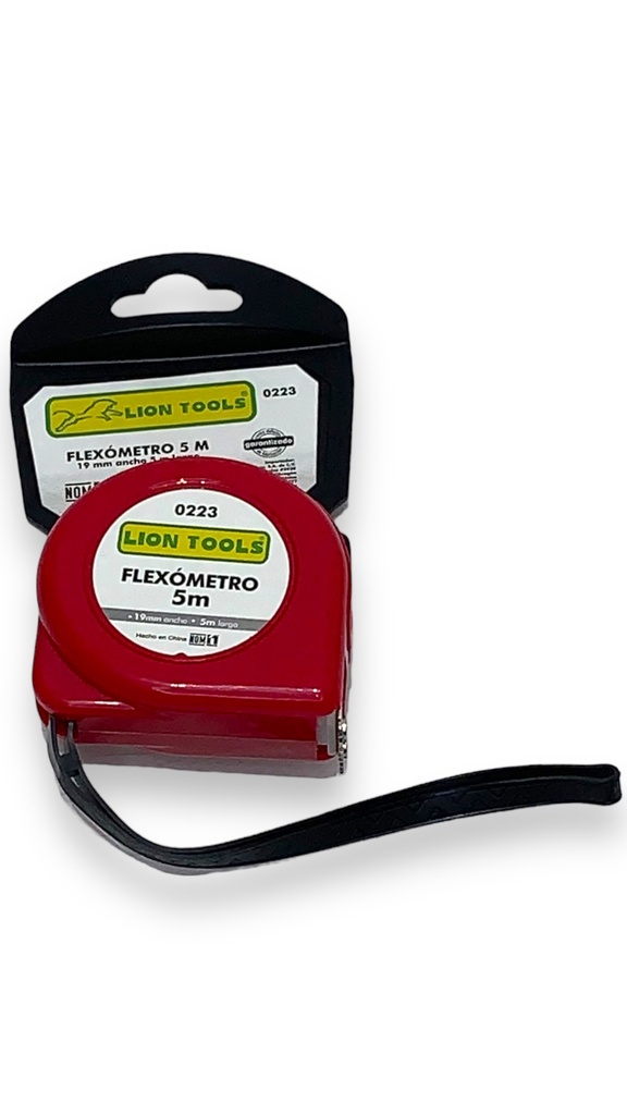 Flexómetro 5m Lion Tools