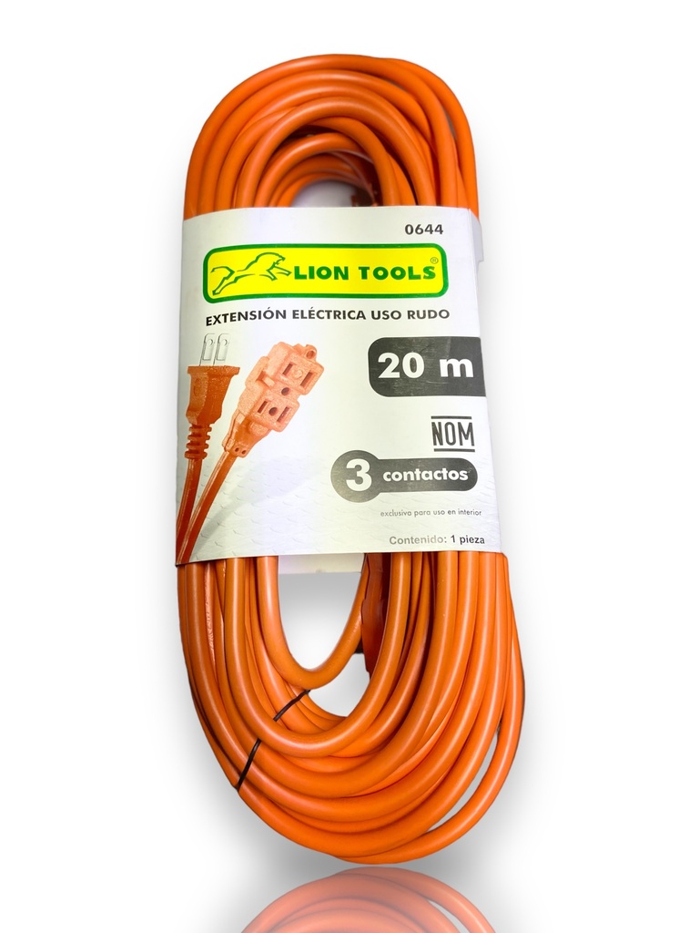 Extencion Electrica uso Rudo 20m Lion Tools