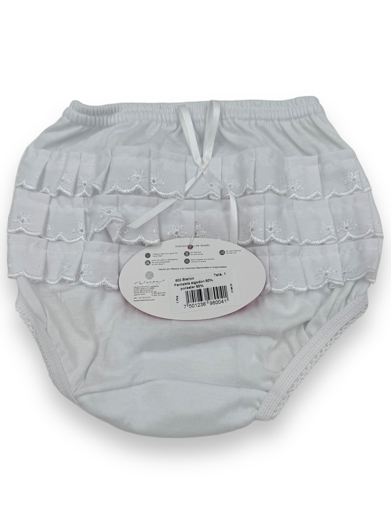 Pantaleta niña Alondra Blanca 