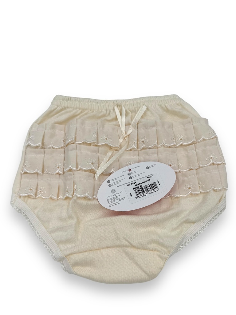 Pantaleta niña Alondra Beige