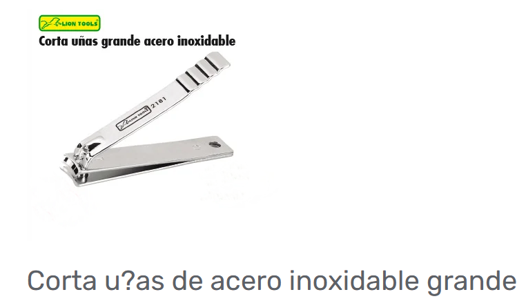 Corta Uñas Lion Tools Grande
