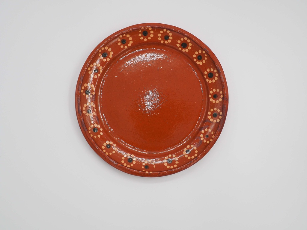 Plato Pastelero de Barro