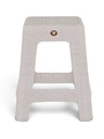 Banco Rattan Cuadrado BLANCO
