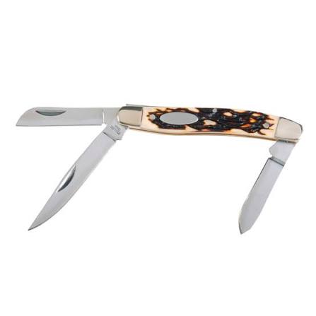 Navaja Triple Hoja Sin Muelle 2" Lion Tools 