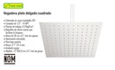 Regadera Plato Delgado Lion Tools 12"