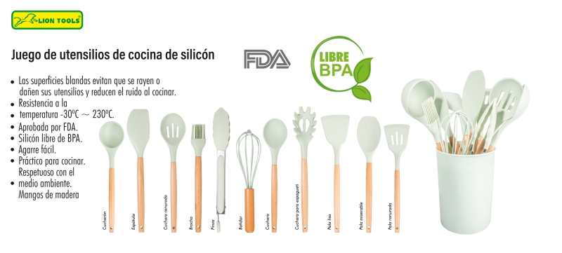 Juego de Utensilios de Cocina Lion Tools