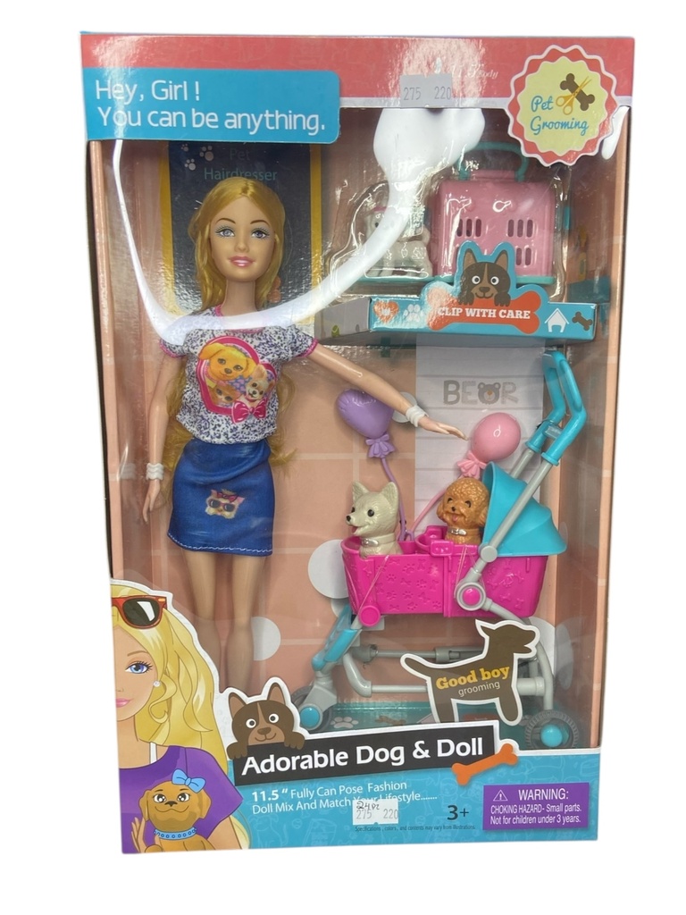 Muñeca 11.5" con Accesorios