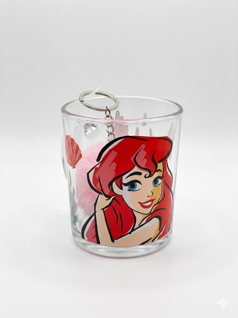 Taza Con Llavero DISNEY PRINCESS