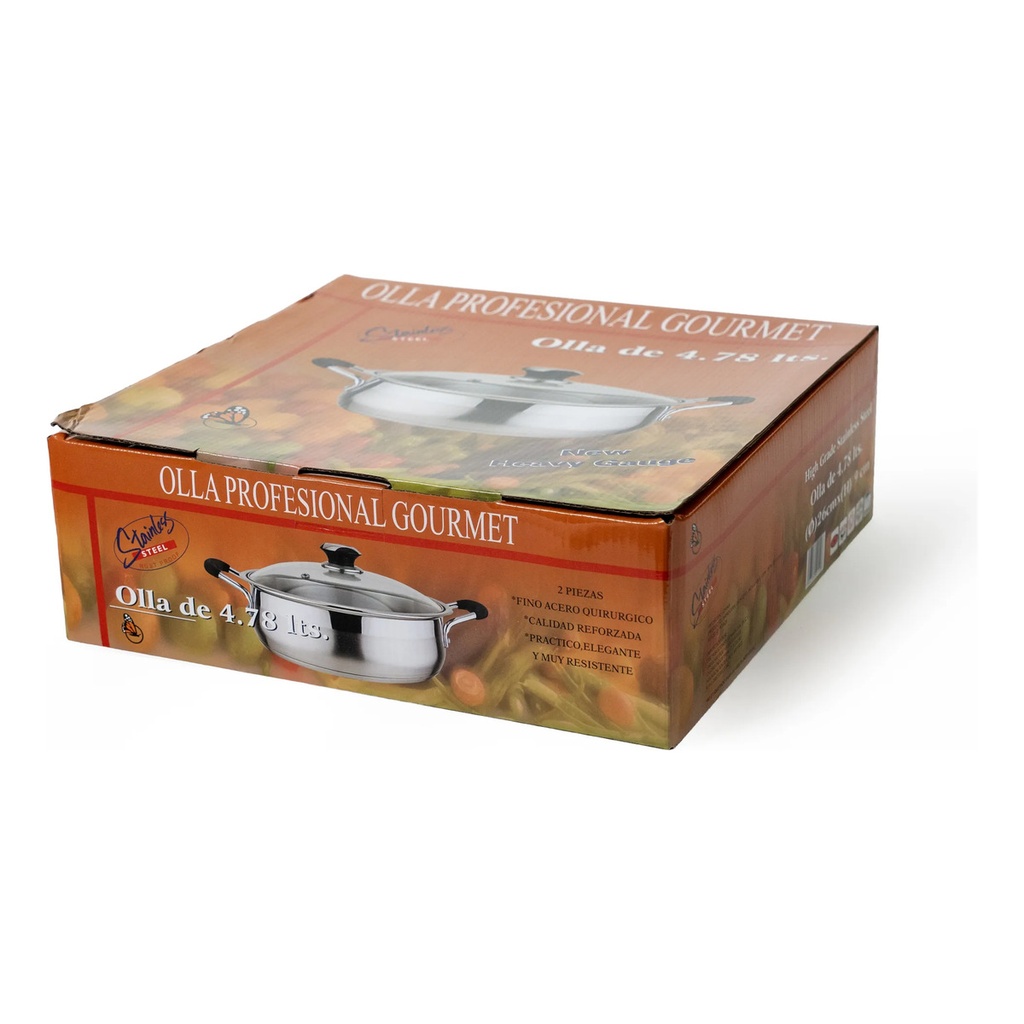 Arrocera Acero Inoxidable Gourmet 26cm