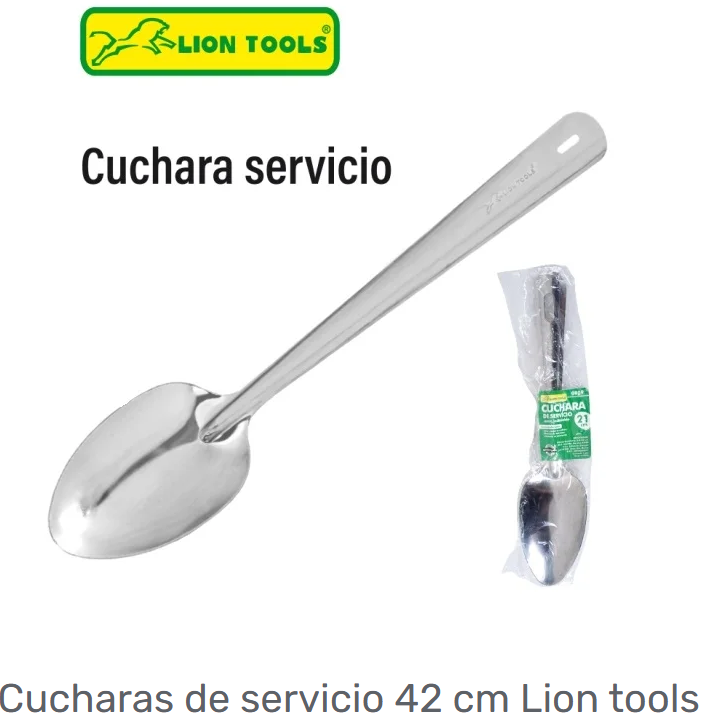 Cuchara Servicio 42cm Lion Tools