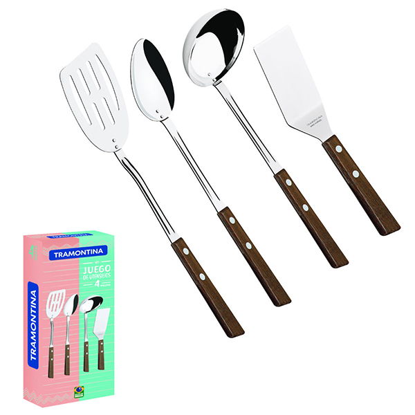 Juego de Utensilios 4pzs TRAMONTINA