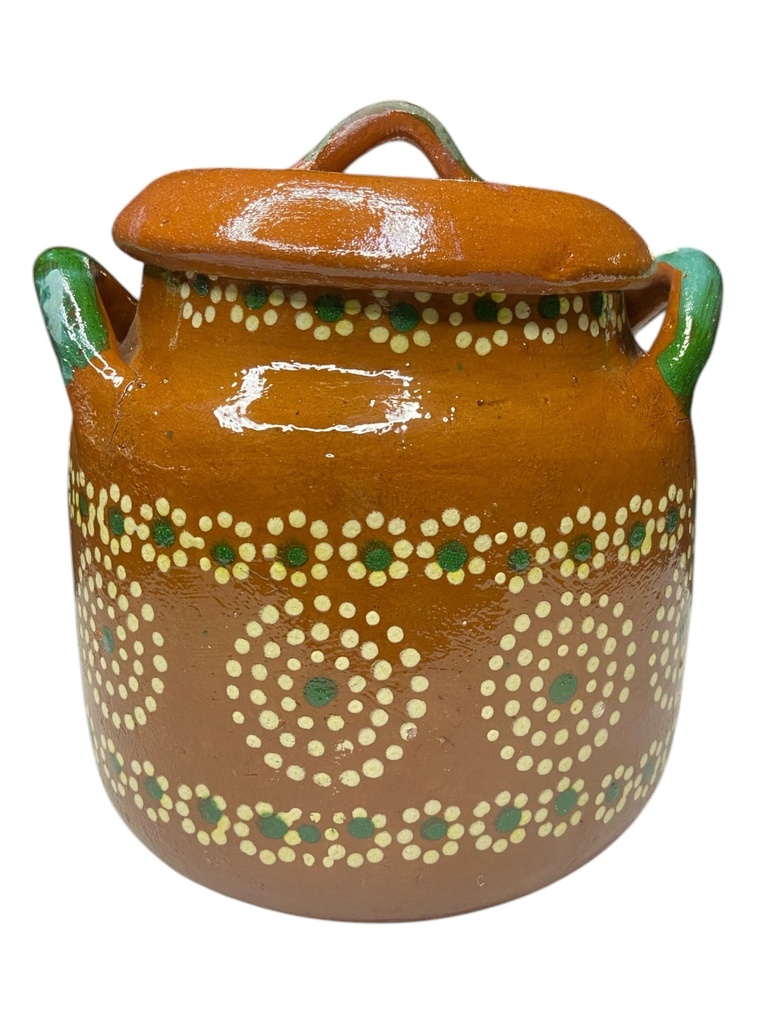Olla de Barro Michoacana C/Tapa