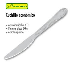 Paq. Cuchillos de Mesa Lion Tools 