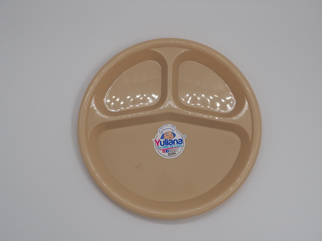 Plato 3 Divisiones Redondo 9 Yuliana 