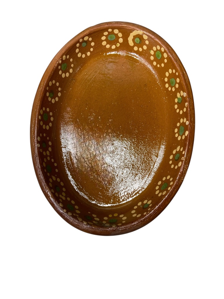 Plato Barro  Ovalado