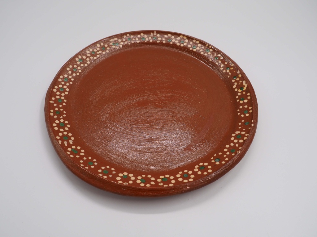 Plato Trinche Extendido de Barro
