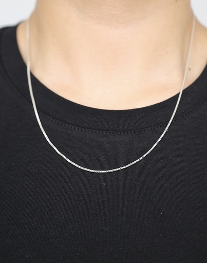 Cadena Plata .925 Box Cuadrada