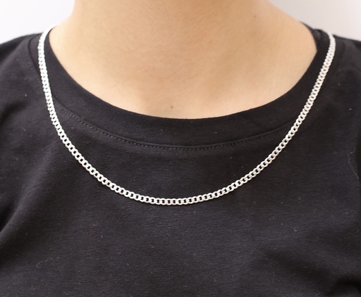 [Grosor 3mm.] Cadena Plata .925 Barbada 3