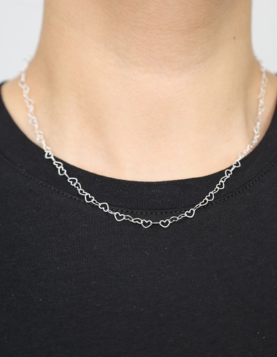 Cadena Plata .925 Corazón 1 