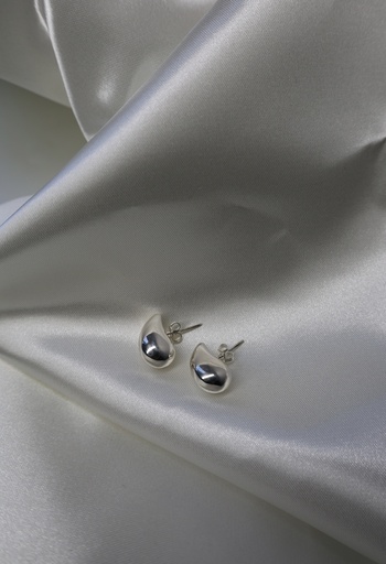 Aretes Gota Plata 