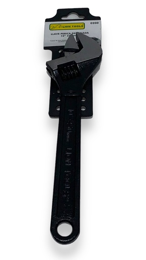 [0200] Llave Perica Pavonada 10" 250mm Lion Tools