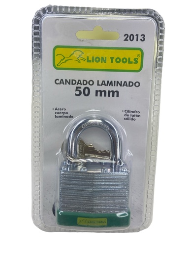 [2013] Candado Laminado 50mm Lion Tools