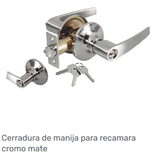 [2504] Cerradura de Manija Para Recamara Lion Tools