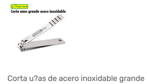 [2181] Corta Uñas Lion Tools Grande