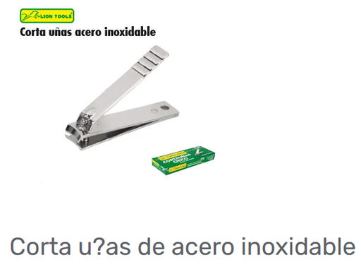 [2180] Corta Uñas Lion Tools Chico