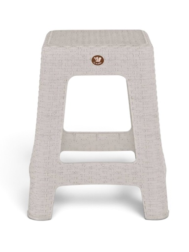 [BARC0023] Banco Rattan Cuadrado BLANCO